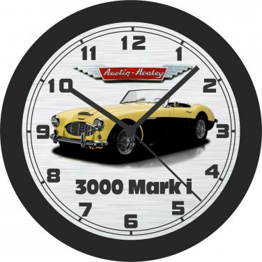 1959 Austin-Healey 3000 Mark i Wall Clock-Free US Ship