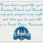 Saint Peters University Peacocks (If You Lead A Good Life) Full Color Print