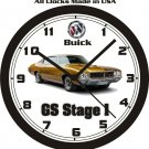 1970 BUICK GS STAGE 1 WALL CLOCK-FREE USA SHIP!