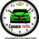 2010-2012 CHEVROLET CAMARO SYNERGY GREEN WALL CLOCK-FREE USA SHIP!