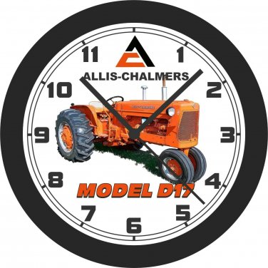 Allis Chalmers Model D17 Tractor Wall Clock-Free US Ship