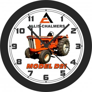 Allis Chalmers Model D21 Tractor Wall Clock-Free US Ship