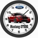 2014 FORD MUSTANG GT500 SHELBY WALL CLOCK-FREE USA SHIP, CAMARO, CORVETTE