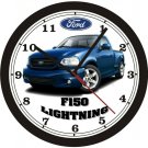 FORD F150 BLUE LIGHTNING PICKUP WALL CLOCK-FREE USA SHIP-Other Colors Avail.