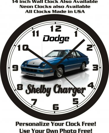 1983 DODGE CHARGER WALL CLOCK-FREE USA SHIP!
