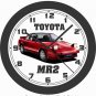1989 TOYOTA MR2 WALL CLOCK-FREE USA SHIP!-Choose 1 of 2