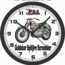 BSA GOLDSTAR SPITFIRE SCRAMBLER WALL CLOCK-FREE USA SHIP