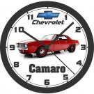 1969 CHEVROLET CAMARO  WALL CLOCK-FREE USA SHIP, MUSTANG, CHEVELLE, CHALLENGER