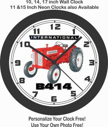 1962 INTERNATIONAL B414 TRACTOR WALL CLOCK-FREE USA SHIP!