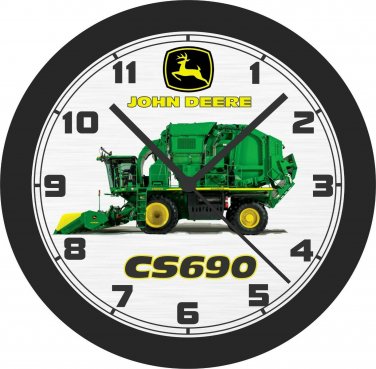 John Deere CS690 Cotton Stripper Wall Clock-Free US Ship