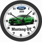 2019 FORD MUSTANG GT 5.0 NEED FOR GREEN WALL CLOCK-CAMARO, CHALLENGER, CORVETTE