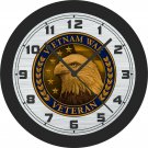 United States Vietnam War Veteran Eagle Seal Wall Clock-Free US Ship