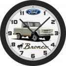 1966 Ford (White) Bronco Wall Clock-Free US Ship!