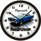 1969 PLYMOUTH ROADRUNNER WALL CLOCK-FREE USA SHIP!-Choose 1 of 3