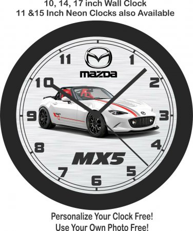 Mazda Miata Wall Clock-Free US Ship