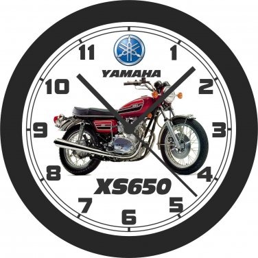 1976 Yamaha XS650 Motorcycle Wall Clock-Free US Ship