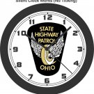 Ohio State Highway Patrol Wall Clock-Police Sheriff-Free US Ship