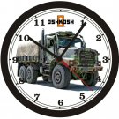 OSHKOSH MILITARY CARGO TRUCK WALL CLOCK-FREE USA SHIP!