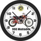 1964 Bultaco Matador Motorcycle Wall Clock-Free US Ship