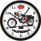 JAWA 350 CALIFORNIAN MOTORCYCLE WALL CLOCK-FREE USA SHIP!