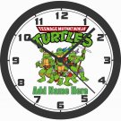 TEENAGE MUTANT NINJA TURTLES WALL CLOCK-FREE US SHIP- Personalize Free!