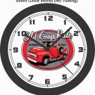 OLD GUYS RULE PICKUP TRUCK WALL CLOCK-PERSONALIZE IT FREE!, CHEVROLET, FORD