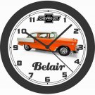 1955 CHEVROLET BELAIR HOT-ROD WALL CLOCK-FREE USA SHIP