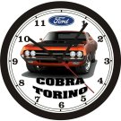 1970 FORD COBRA TORINO WALL CLOCK-FREE USA SHIP-Choose 1 of 2