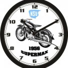 1956 NSU SUPERMAX MOTORCYCLE WALL CLOCK-FREE USA SHIP