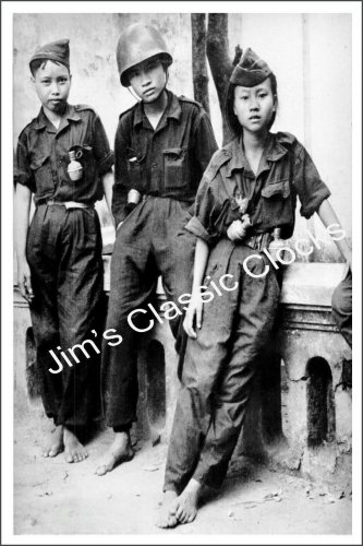 North Vietnamese Anti-War Dissidents Black & White Poster-Free US Ship