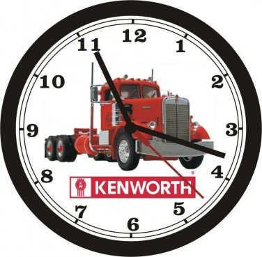 1949 KENWORTH SEMI-TRUCK WALL CLOCK-Free US Ship, Peterbilt