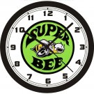 DODGE-PLYMOUTH SUPERBEE LOGO WALL CLOCK-FREE USA SHIP!