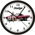 DODGE CHALLENGER BILLY THE KID WALL CLOCK-FREE USA SHIP