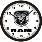 DODGE RAM TRUCK EMBLEM WALL CLOCK-FREE USA SHIP!-Dodge, Ford, Chevrolet
