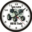 SEARS SS.16 TWIN ANNIVERSARY RIDER MOWER WALL CLOCK-Free USA Ship