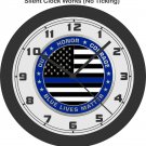Blue Lives Matter Seal Wall Clock-Sheriff, Police, Military, FBI
