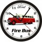 1951 FORD FIRE BUS WALL CLOCK-FREE USA SHIP!