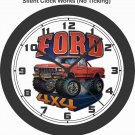 FORD F-150, F-250 4x4 PICKUP TRUCK WALL CLOCK-CHEVROLET, DODGE, TOYOTA