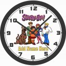 SCOOBY DOO WALL CLOCK-FREE USA SHIP!-Personalize with Child's Name Free!