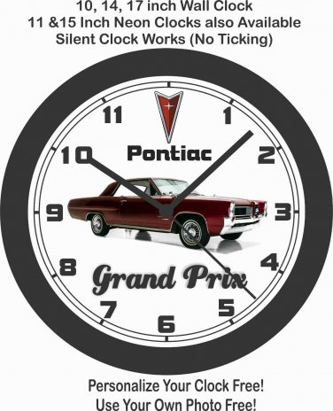 1964 PONTIAC GRAND PRIX WALL CLOCK-GTO, IMPALA, FORD, BUICK