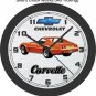 1976 Chevrolet Corvette Wall Clock, Free US Ship & Choose 1 of 4 Colors!