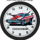 Dodge Challenger Billy The Kid NHRA Race Car Wall Clock-Free US Ship