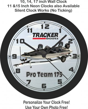 2021 Tracker Boats Pro Team Tournament Ed 175 Wall Clock-Free US Ship