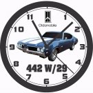 1969 OLDSMOBILE 442 W/29 WALL CLOCK-FREE USA SHIP