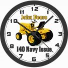 JOHN DEERE MODEL 140 NAVY ISSUE TRACTOR WALL CLOCK-FREE USA SHIP