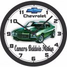 1970 1/2 CHEVROLET CAMARO BALDWIN MOTION 454 WALL CLOCK-FREE USA SHIP