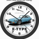 1971 JAGUAR E-TYPE WALL CLOCK-PORSCHE, MERCEDES, TRIUMPH, VOLKSWAGEN