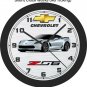 2018-2019 Chevrolet Corvette Z06 Wall Clock-Choose 1 of 5 Colors & Free US Ship