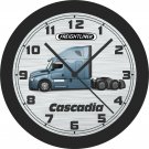 Freightliner Cascadia Semi-Truck Wall Clock-Add Your Business Name Free!