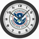 U.S. DEPARTMENT OF HOMELAND SECURITY WALL CLOCK-NEW!